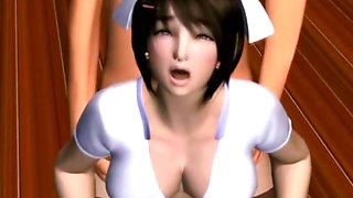 3D Nurse Makes Him Cum 3 Times!