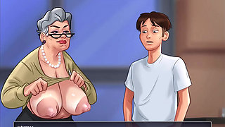 Summertime saga: I fucked old Roz