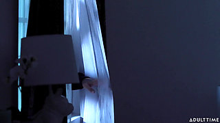 Adult Time - Shocked Brooklyn Gray Catches Panty-sniffing & Demands His Cum as Payback