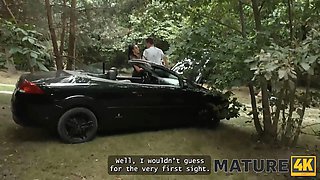 Mature4k. Texas Patti is having horny naughty sex in the czech forest