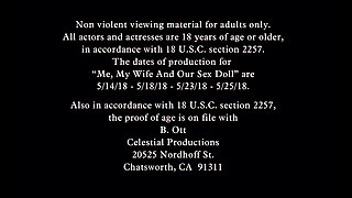 busty milf London River shares dong with sex doll