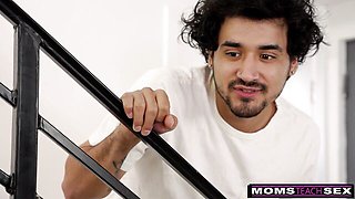 Precious Aiden Ashley and Rico Hernandez at blowjob scene