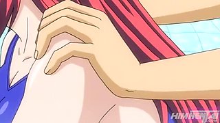 My buddy has got amazing, irresistible boobs - Anime Hentai