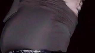 Latin COUGAR with a meaty culo gets nude in an deprived stadium outside the city and opens her sphincter and beaver gaping in front of the camera.