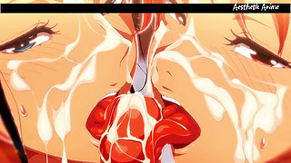 Nami and Robin get fill up with cum