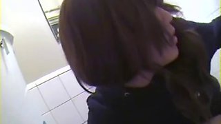 Japanese girls peeing in japanese toilet voyeur video