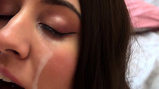 Facial Compilation Cum on Face Cumshot in Mouth Swallow