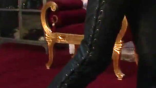 Nipple clips and whipping my female slave