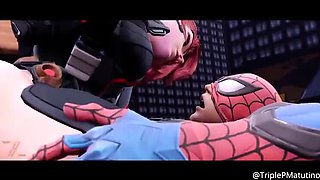 Anal Hentai 3D Blender Animation - Marvel Rivals Cumshot Compilation