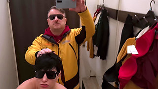 A Stepbrother Has Anal Sex with His Stepsister in a Fitting Room. Dada Deville
