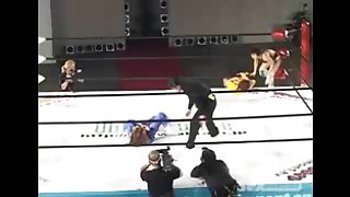 Japanese Wrestling Show With Fisting