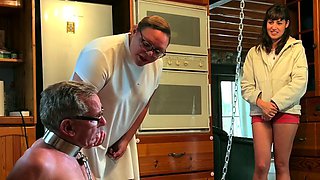 Mistress April Spanks Humiliated Femboy Babysitter