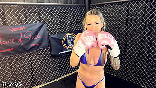 Boxing Match: Mars Solo & Sam Stout Go Glove to Glove in This Three Round Fight Between Long Time Rivals with Trash Talking, POV