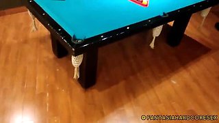 Busty Latina Teen Gives Best Friend Intense Butt Massage After Pool Game - Hardcore Sex & Squirts