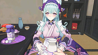 Genshin Impact- Mizuki Works Out Your Stress with a Lewd, Slippery Sex Session - 3D Hentai Animation