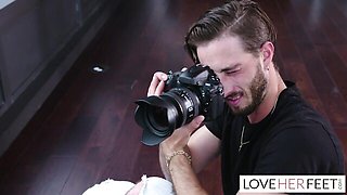 Winning Lucas and Ashley's footjob smut