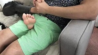 Stella Liberty - Your Secret Fetish footjob over pants