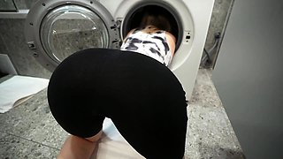 step son fucked his bad step mom while she stuck inside of