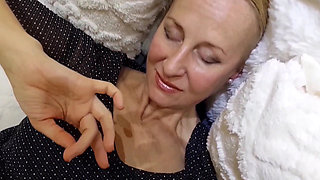 Mature Blonde Wife Enjoys Sex After Flight