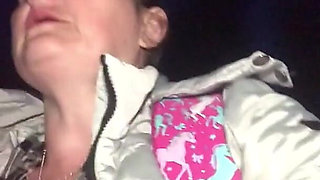 Got My Tits Out to Try and Cool Down Whilst Walking at Night