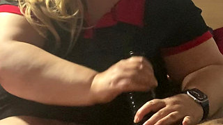 British Blonde MILF Gets Wild with Huge BBC. Naughty Play