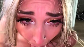 Amateur blonde teen chloe brooke pumped hardcore