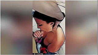 Dream Cheating Wife Gives Blowjob In Bedroom With Big Cum Load. Cartoon Pov Milf