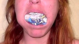 Newspaper Gag POV - Stuffing, Slapping, Taking Out