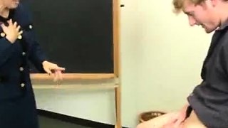 Young guy Jimmy gets a handjob and blowjob from Stacie