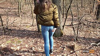 Anal Creampie with My Stepsister After College in Park