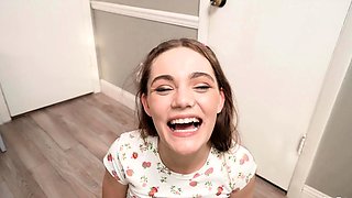 YNGR-Petite Juniper Ren Takes A Cock Half The Size Of Her