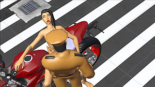 Indian Police fucking a girl on highway