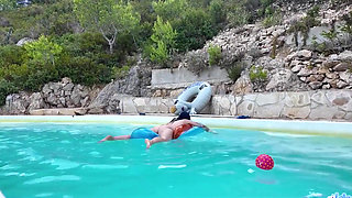 The Pool Guy Fucks My Ass and Gives Me All His Juice