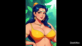 AI Generated - 4K Indian Desi Bhabi Cartoon Collection Pack Part 1