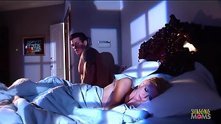 Slut With Blonde Girl Fucks A Neighbor Next To His Wife