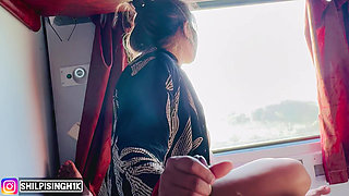 Indian Railways Train the Bastard Fucked Me so Hard That My Pussy Became a Hole