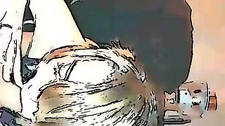 Cartoonized deepthroat