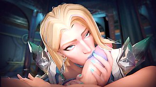 Milky_chestnut has a delicious time licking and slurping on that man rod in pov style