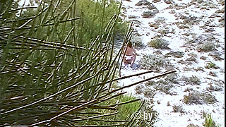 Sexy MILF Naked on the Nudist Beach