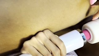 Romy Indy Plays With Magic Wand On Clit