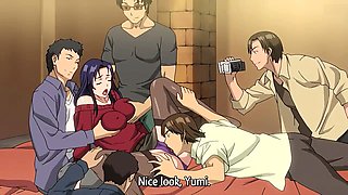 Gang-bang, orgasm, big-cock