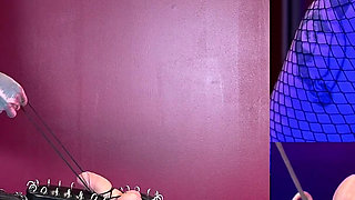 Leather Face Sitting in Bondage Ft Mistress Lunatika Maz Morbid