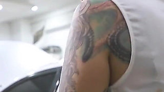 Anitta Miller & Sweet Kimmi Fixing Your Car