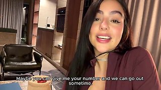 Should I get this messenger to put his XXL manstick in me for a vid? - Iris Rodriguez & Danner Mendez