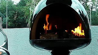 Dark Haired Beauty Brandy Aniston Rubs Her Shaved Pussy in the Bathtub