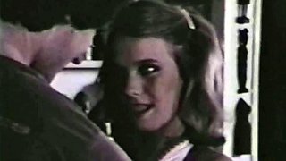 Sexy brunette babe rammed hard in a hardcore vintage porn