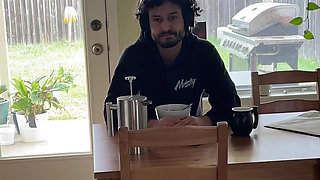 Me Trying to Seduce Him While He's Having Breakfast and Listening to the News