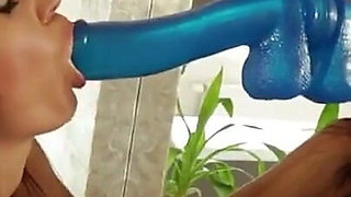 Roxy Taggart a Slutty Fresh Girl with Brown Hair Penetrates Herself with Sex Toys and Stimulates Her Clit