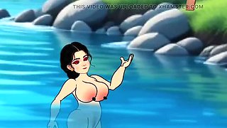 Busty Indian Girl Secret Affair - Cartoon Blowjob to Big Dick Boyfriend