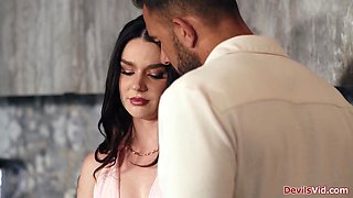 Petite wife prefers stepbro in laws cock than her husbands